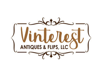 Vinterest Antiques & Flips, LLC logo design by haze