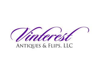 Vinterest Antiques & Flips, LLC logo design by WooW