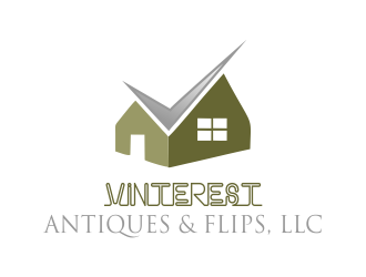 Vinterest Antiques & Flips, LLC logo design by ROSHTEIN