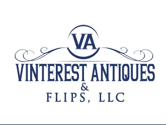 Vinterest Antiques & Flips, LLC logo design by nikkl