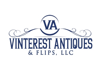 Vinterest Antiques & Flips, LLC logo design by nikkl
