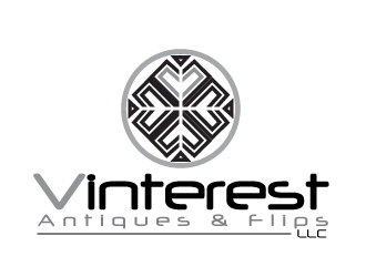 Vinterest Antiques & Flips, LLC logo design by Dawnxisoul393