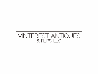 Vinterest Antiques & Flips, LLC logo design by ubai popi