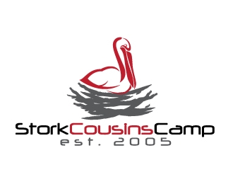 Stork Cousins Camp  est. 2005 logo design by Dawnxisoul393