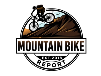Mountain Bike Report logo design by DreamLogoDesign