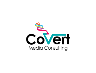 Covert Media Consulting logo design by ROSHTEIN