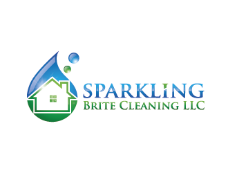 Sparkling Brite Cleaning LLC logo design by mhala