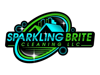 Sparkling Brite Cleaning LLC logo design by fantastic4