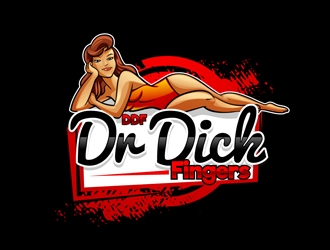 DDF Dr Dick Fingers logo design by DreamLogoDesign