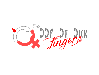 DDF Dr Dick Fingers logo design by ROSHTEIN