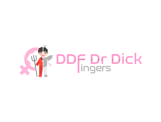 DDF Dr Dick Fingers logo design by ROSHTEIN
