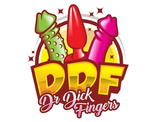 DDF Dr Dick Fingers logo design by MAXR