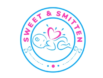 Sweet & Smitten logo design by DreamLogoDesign