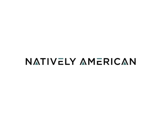 Natively American logo design by johana