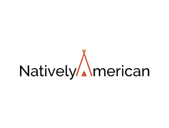Natively American logo design by johana