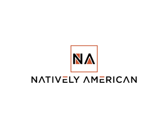 Natively American logo design by johana