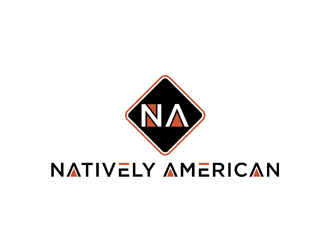 Natively American logo design by johana