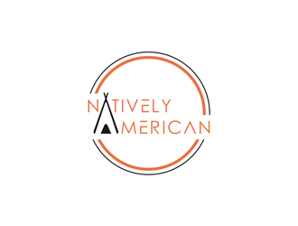 Natively American logo design by alby