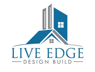 Live Edge Design Build logo design by nikkl