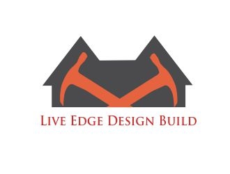 Live Edge Design Build logo design by ElonStark