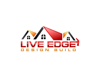 Live Edge Design Build logo design by uttam