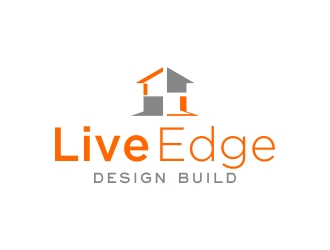 Live Edge Design Build logo design by cikiyunn