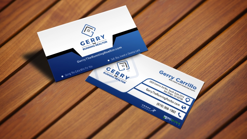 Gerry The Running Realtor logo design by Bunny_designs