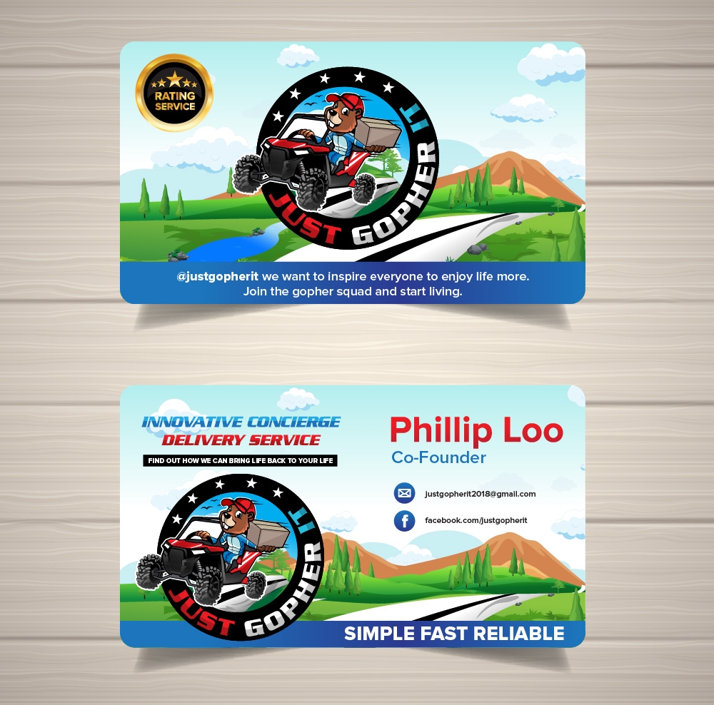 Just Gopher It / Gopher it All / Gopher logo design by litera