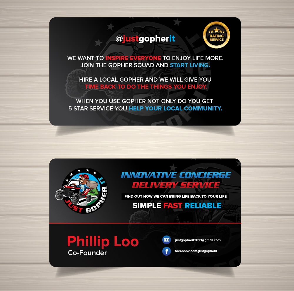 Just Gopher It / Gopher it All / Gopher logo design by litera