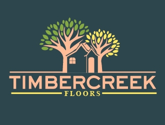 Timbercreek Floors logo design by shravya