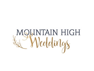 Mountain High Weddings logo design by sanworks