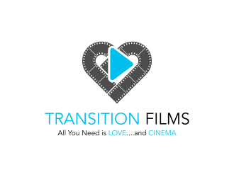 Transition Films logo design by rezadesign