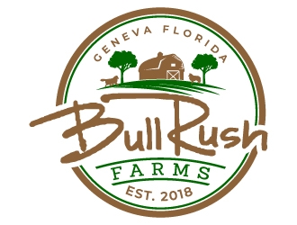 Bull Rush Farms logo design by jaize