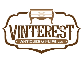 Vinterest Antiques & Flips, LLC logo design by jaize
