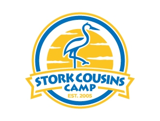 Stork Cousins Camp  est. 2005 logo design by jaize