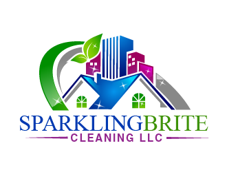 Sparkling Brite Cleaning LLC logo design by THOR_
