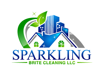 Sparkling Brite Cleaning LLC logo design by THOR_