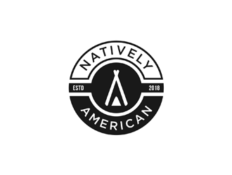 Natively American logo design by alby