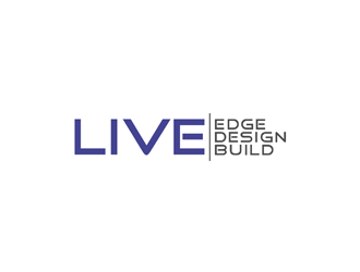 Live Edge Design Build logo design by johana