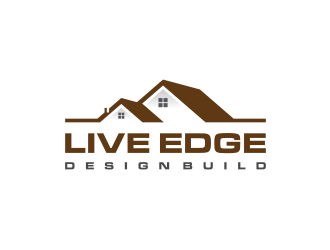 Live Edge Design Build logo design by enilno