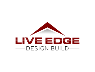 Live Edge Design Build logo design by WooW