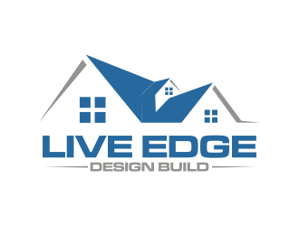 Live Edge Design Build logo design by qqdesigns