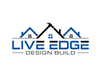 Live Edge Design Build logo design by lexipej