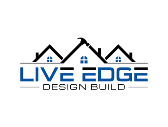 Live Edge Design Build logo design by lexipej