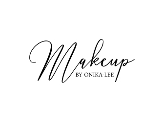 Makeup by Onika-lee logo design by Louseven