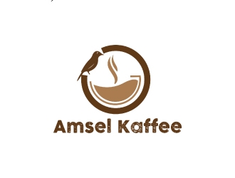 Amsel Kaffee logo design by Erasedink
