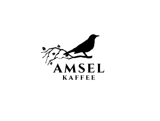 Amsel Kaffee logo design by emberdezign