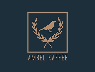 Amsel Kaffee logo design by marshall