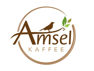Amsel Kaffee logo design by Sorjen