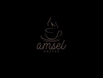 Amsel Kaffee logo design by BagasFerdiansah